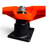 Orange Gullwing PRO 9” Skateboard Trucks with Black Base Plates