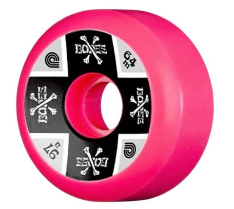 Powell Peralta 64mm Cross Bones Skateboard Wheels PINK
