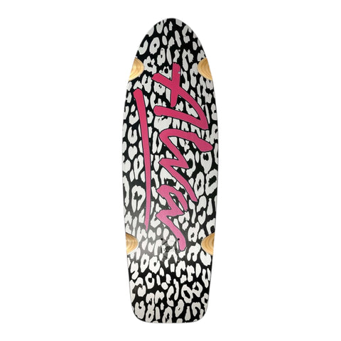 ALVA  1979 LEOPARD - SILVER/BLACK/METALLIC MAGENTA Skateboard Deck