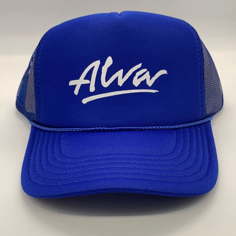 Classic Alva Trucker Hat Navy Blue