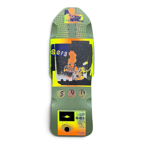 GGi Beastly 11" Wide SSPS Skateboard Deck Green