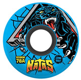 Natas 60mm Santa Cruz SlimeBalls Skateboard Wheels - BLUE