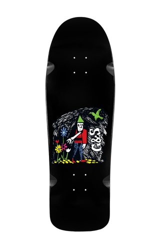 G&S NB "Flower Guy"  Skateboard Deck- Black