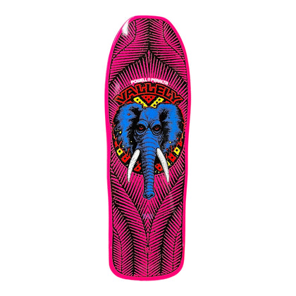 Powell Peralta Mike Vallely Elephant Skateboard Deck - Hot Pink