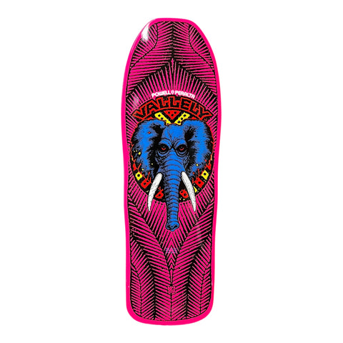 Powell Peralta Mike Vallely Elephant Skateboard Deck - Hot Pink