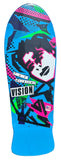 VISION GONZ reissue Skateboard Deck - BLUE DIP / PINK EYES