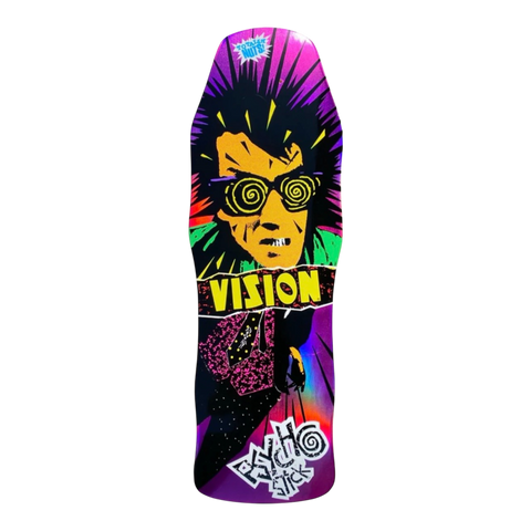 Vision PSYCHO STICK original reissue skateboard deck - Pink Foil