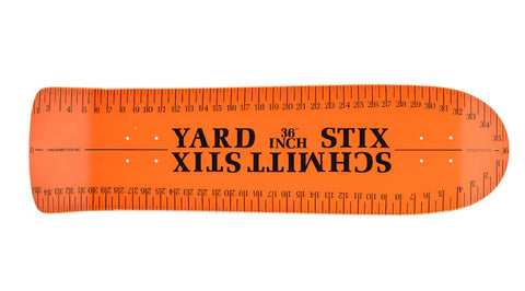 Schmitt Stix Yard Stick 36" Skateboard ORANGE