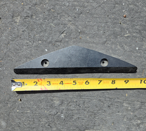 Vintage 80's skid plate - DIAMOND EDGE BLACK