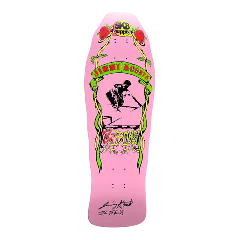 ~NEW~ SK8supply Jimmy Acosta Skateboard Deck - PINK
