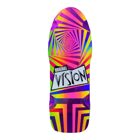 Vision ORIGINAL VISION "GATOR" reissue Skateboard Deck - Pink Foil