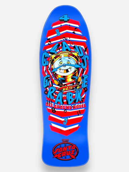 Santa Cruz Claus Grabke ‘All Around’ Skateboard - BLUE