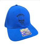 SK8SUPPLY Wes Humpston Skull Logo UPGRADED TRUCKER snap back hat - BLUE BLACK