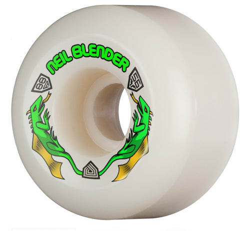 Powell Peralta NEIL BLENDER NANO RATS wheels 56mm 88A Dragon Formula - WHITE