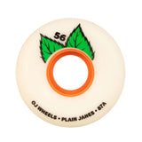 OJ Plain Janes Key Frames Skateboard wheels 56mm 87a - WHITE