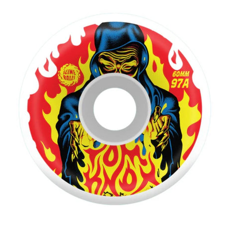 Santa Cruz Slime Balls TOM KNOX Vomits 60mm 97a - WHITE