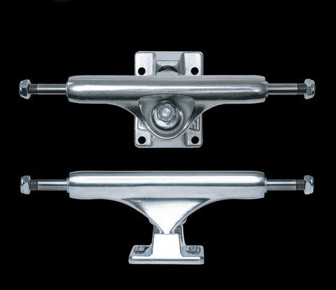 9.5" Axel SLAPPY Skateboard Trucks - SILVER (PAIR)