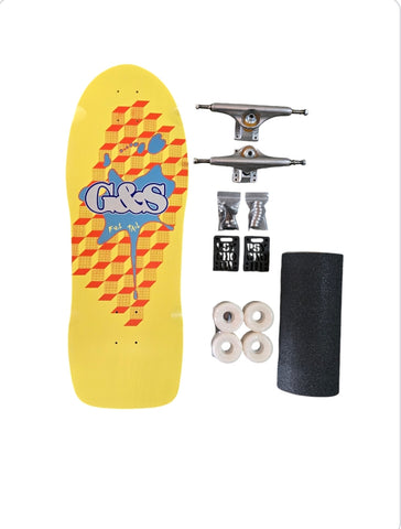 G&S FoilTail Complete Skateboard - YELLOW