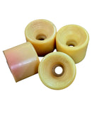 Vintage 70s SIMS MINI COMP Skateboard Wheels - YELLOW NATURAL