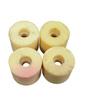 Vintage 70s SIMS MINI COMP Skateboard Wheels - YELLOW NATURAL