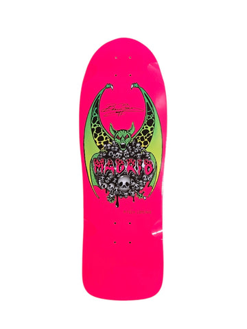 Madrid Beau Brown reissue skateboard deck - HOT PINK