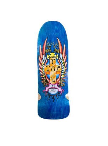 SMA Santa Monica Airlines Z Boy Paul Constantineau Tail Tap reissue Skateboard - BLUE STAIN #15