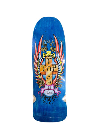 SMA Santa Monica Airlines Z Boy Paul Constantineau Tail Tap reissue Skateboard - BLUE STAIN #16