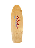 ALVA Skateboard Deck reissue Deck - RED SILVER FADE