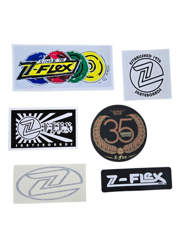 Vintage Z Flex Skateboards Sticker pack (6 pieces)