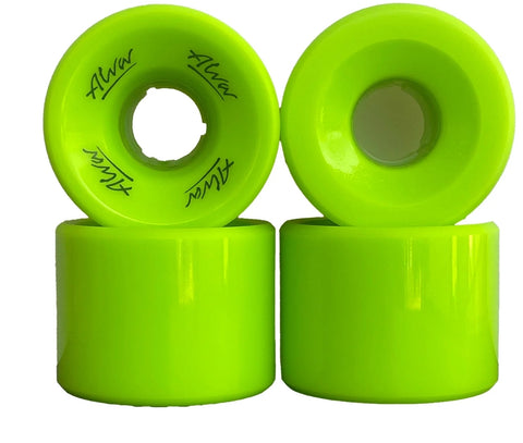 Alva Cruiser Wheels 60mm x 44mm 92A - LIME SUPERTHANE