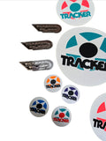 Vintage Tracker Sticker Pack Silver Foil - (17 pc. pack)