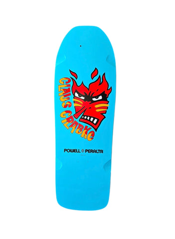 Sale - Powell Peralta CLAUS GRABKE MASK reissue skateboard deck- LIGHT BLUE