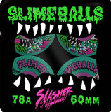 Santa Cruz SLASHER Slime Balls cruiser wheels 60mm 78a - GREEN (ocean)