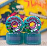 Santa Cruz SLASHER Slime Balls cruiser wheels 60mm 78a - GREEN (ocean)