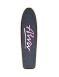 ALVA 78 LOST MODEL EXOTIC WOOD Skateboard reissue Deck - LAVENDER SILVER LOGO