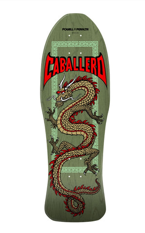 PRE-ORDER Powell Peralta Caballero Chinese Dragon Skateboard - SAGE