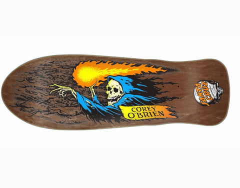 2024 PRE-ORDER Santa Cruz Corey O'Brien Reaper Skateboard Deck - BROWN