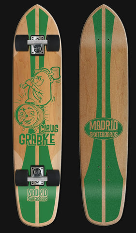 Madrid Claus Grabke Surfskate cruiser Skateboard - NATURAL