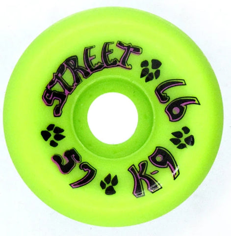 Dogtown K9 Street / Freestyle skateboard wheels 57mm 97a - LIME