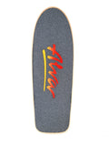 ALVA Splatter Skateboard Deck - BLACK / RED / SILVER