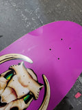 Edger FLAT PIG Skateboard Deck - PURPLE (scratch & ding)