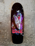 J Cruz DICE PIG Skateboard Deck - BLACK (scratch & ding)