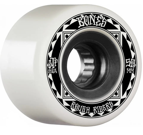 Powell Peralta ROUGH RIDERS  wheels 59mm 80a ATF - WHITE