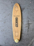 VINTAGE 1970s Logan Earth Ski Torger Johnson skateboard deck - WEDGE TAIL OAK