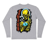 Santa Cruz JEFF KENDALL ATOMIC MAN Long Sleeve T shirt  XXL- GREY