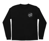 XXL Santa Cruz JEFF KENDALL ATOMIC MAN Long Sleeve T shirt - BLACK