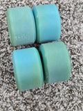 Vintage 80s Skateboard wheels BLANKS 60mm - BLUE/GREEN