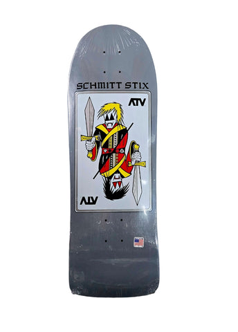 Schmitt Stix ATV reissue Skateboard Deck - GRAY