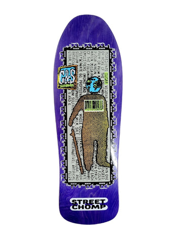 Sale - G&S Street Chomp 2 OG shape reissue skateboard deck - PURPLE