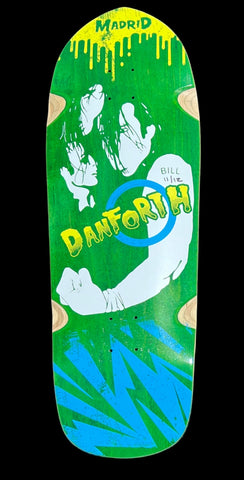 Sale - Madrid Bill Danforth Only 12 Made in Green Skateboard - GREEN